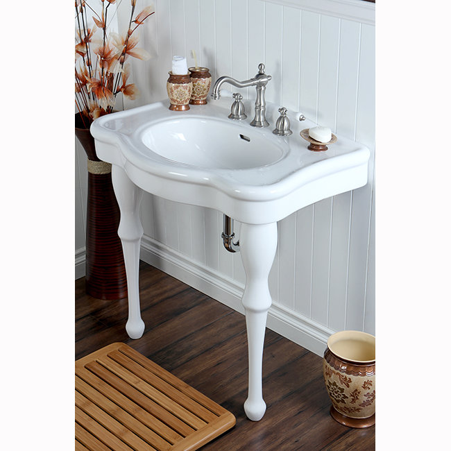 Console Sink Ideas Timeless Classic Bathroom Hello Lovely